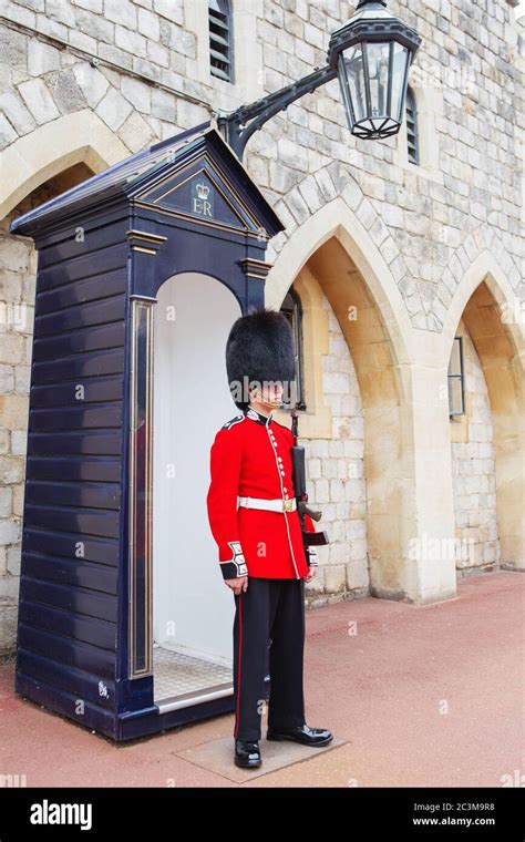 England Royal Guard British Army Uniform High Resolution Stock