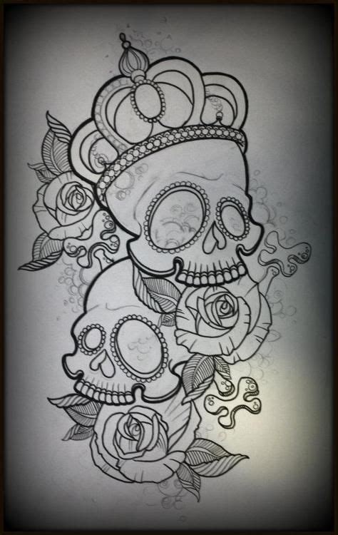 Noble Sugar Skulls Tattoo Designs Tattoo Design Drawings Skull Girl