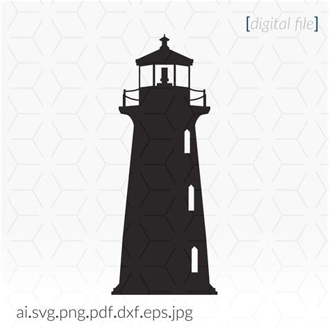 Lighthouse Svg For Printing And Cutting Lighthouse Svg Etsy