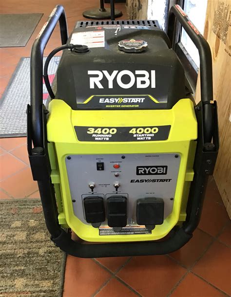Ryobi Ryi4022x 4000 Watt Gasoline Powered Digital Inverter Generator