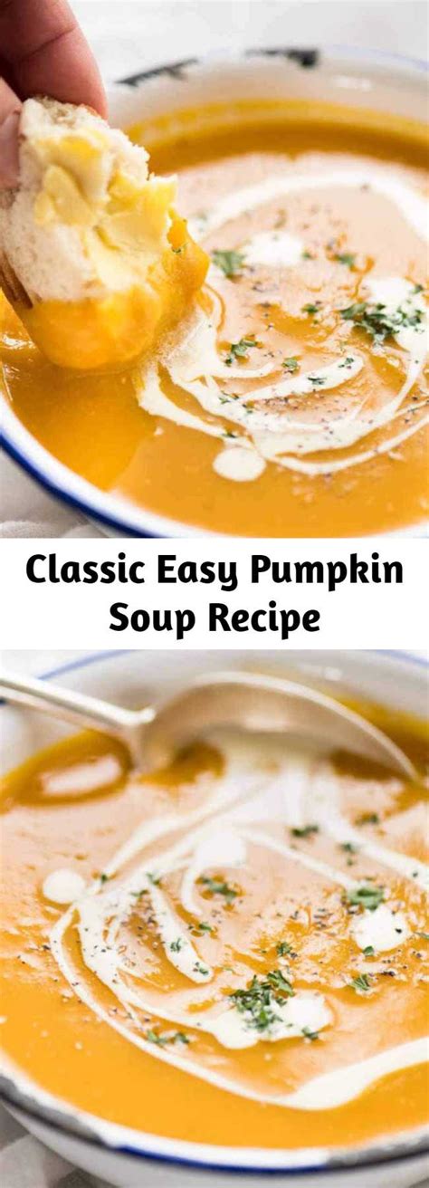 Classic Easy Pumpkin Soup Recipe Mom Secret Ingrediets
