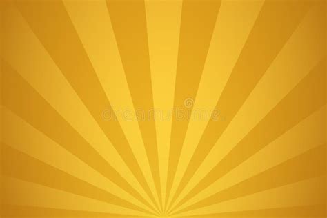 Golden Sunset Sunrise Rays Abstract Vector Background Stock Vector