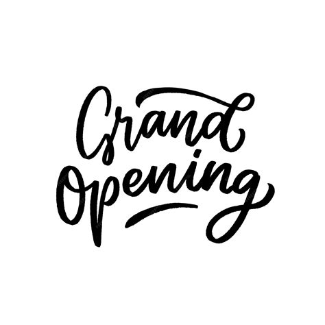 Premium Vector Grand Opening Logo