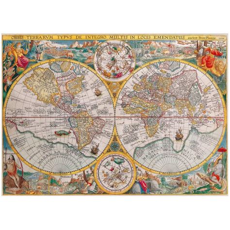 Ravensburger World Map From 1594 1500 Pieces Puzzles123