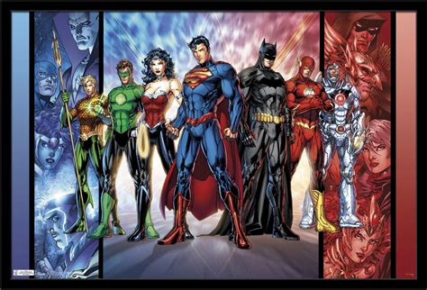 Dc Comics Justice League The New 52 Poster Ebay