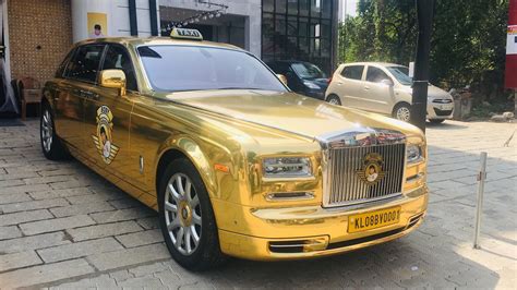 Golden Rolls Royce Taxi Kerala Bobby Chemmannurs Ottapalam