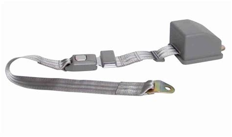 2 Point Retractable Grey Lap Seat Belt 1 Belt X2 Industries
