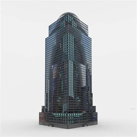 3d Model Two World Trade Center Building Cgtrader
