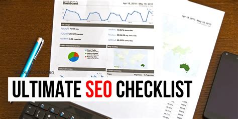 The Ultimate SEO Checklist SEO Best Practices For