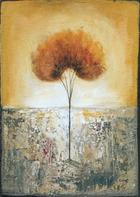 Lone Tree Painting Lauren Marems Original Textured Art Made To Etsy