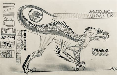 My Drawing Of The Indoraptor From Jurassic World Fallen Kingdom My