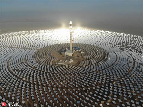 First Molten Salt Solar Thermal Power Plant Runs At Full Capacity Cn