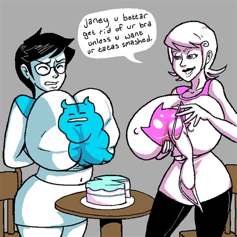 Rule 34 Bra Breast Expansion Bursting Breasts Cake Drunk