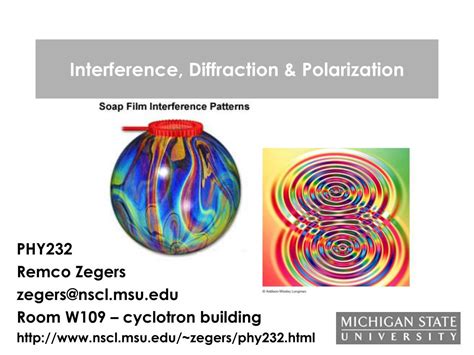 PPT - Interference, Diffraction & Polarization PowerPoint ...