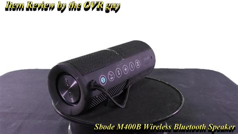 Sbode M400b Wireless Bluetooth Speaker Review