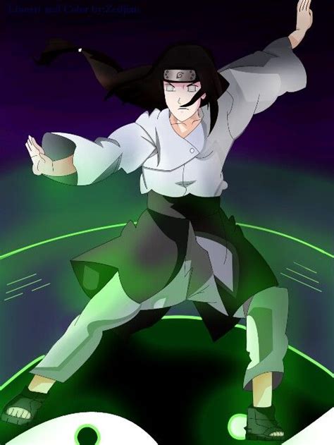 Hyuga Neji Fighting Naruto Anime Personajes De Naruto Personajes De