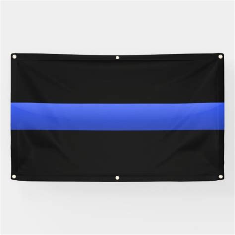 Thin Blue Line Banner Zazzle