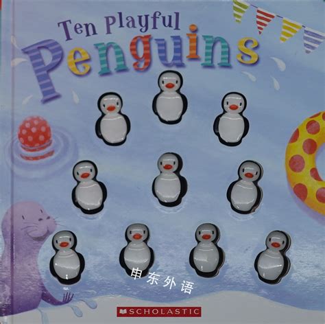 Ten Playful Penguins作者与插画儿童图书进口图书进口书原版书绘本书英文原版图书儿童纸板书外语图书进口儿童