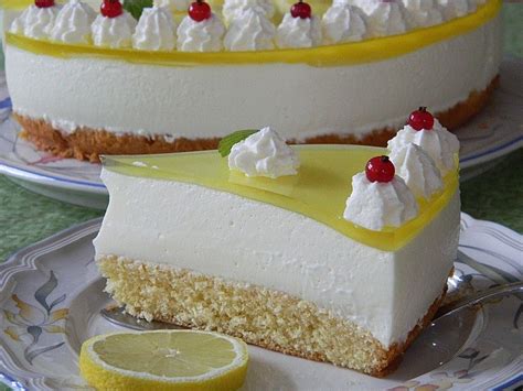 Kuchen backen einfach, schnell & unglaublich lecker. Einfache Zitronen - Joghurt - Torte | Joghurttorte, Kuchen ...