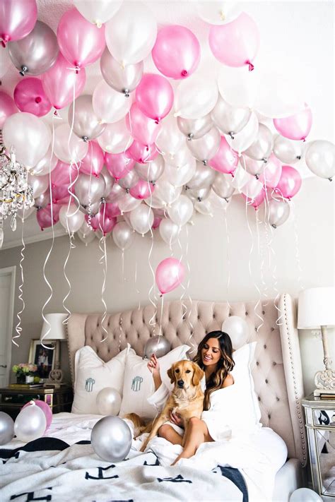 Stephanie loves balloons so for her 21st birthday the source birthday bedroom decoration simple birthday bedroom source rupaltalati.com. Vlog: My Birthday Surprise & Fall Home Decor. - Mia Mia Mine