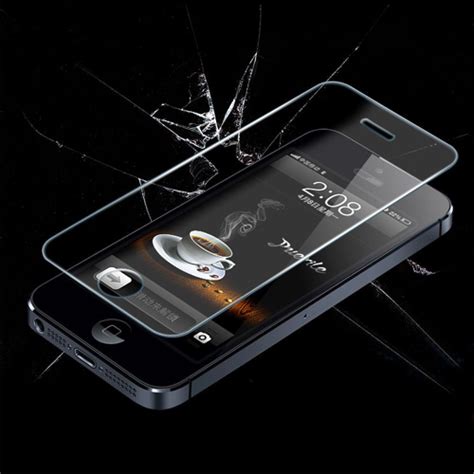 apple iphone 5 5c 5s tempered glass screen protector high tech cell phone repair business cell
