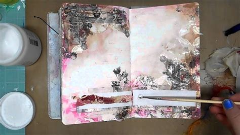 Mixed Media Art Journal Page 29 Youtube