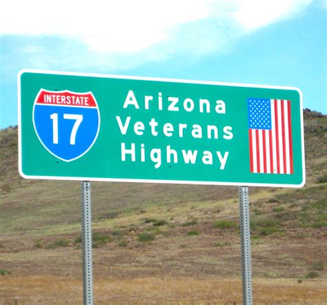 Arizona Veterans Highway Signs Of Arizona