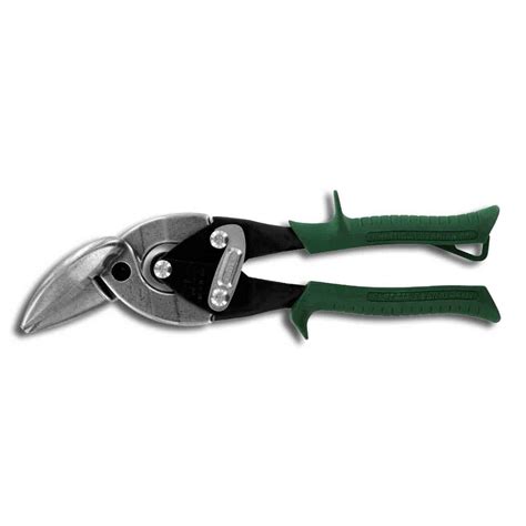 T 65f Midwest Snips® Offset Right Cut Aviation Snip Green Conklin