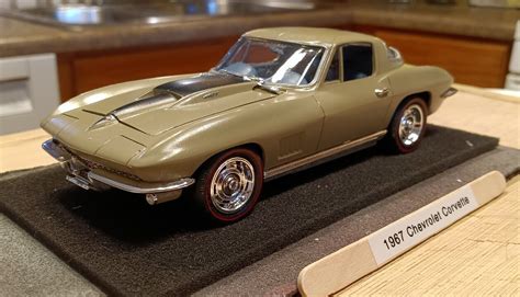 Corvette Coupe Plastic Model Car Kit Scale Pictures By Allessio