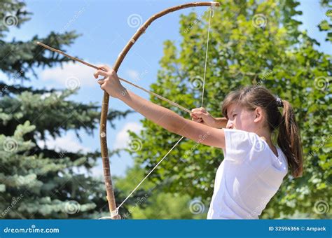 anime girl holding bow and arrow