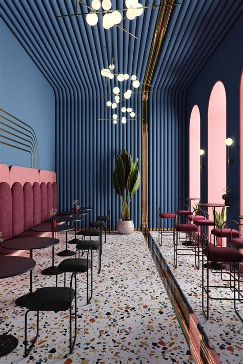 Art Deco Interior Design Modern Restaurant Cafe Interior Design