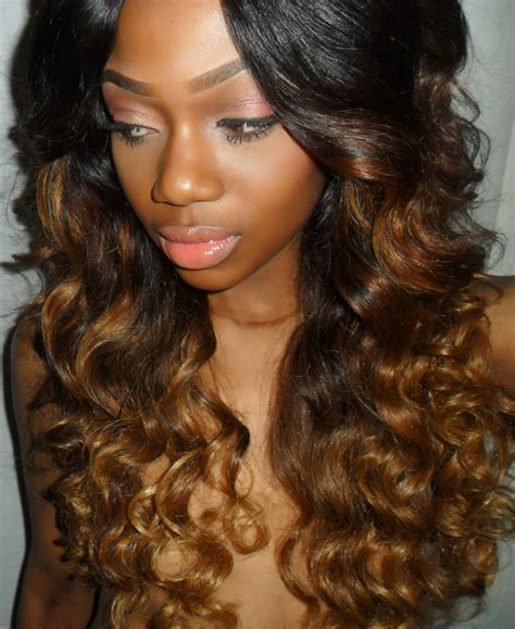 Bright colors on black hair. CoverUp by Selorm: Ombre hairstyle, Dark roots light ends