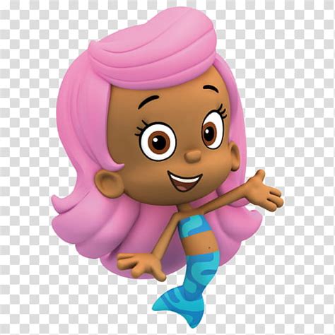 Bubble Guppies Pink Haired Mermaid Illustration Transparent Background
