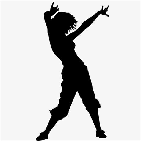 Silhouette Hip Hop Dancer At Getdrawings Free Download