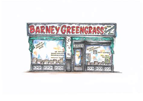Barney Greengrass Original Watercolour Chris Lloyd Art