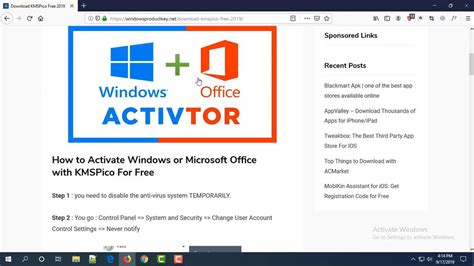How To Activate Windows 10 For Free With Kmspico Activator 100 Working
