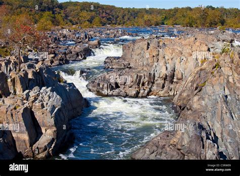 Potomac River Great Falls National Park Virginia Stock Photo Alamy