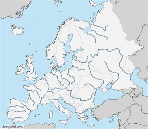 Pin by dm suares on country | geography, map quiz, geography map #342666. Test your geography knowledge - Europe rivers level 2 ...