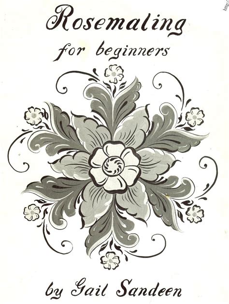 Rosemaling For Beginners By Gail Sandeen Book Churches Vintage Cards