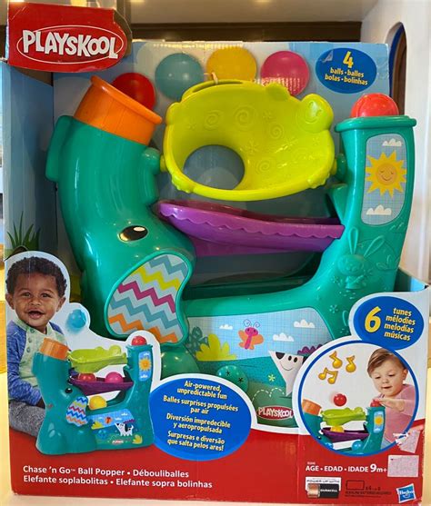 Bnew Auth Playskool Chase Ngo Ball Popper For 9m And Up Babies And Kids