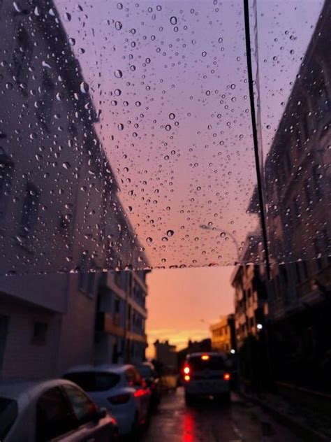 Itap Of A Rainy Sunset