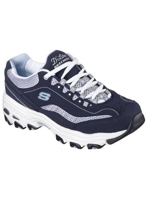 Skechers Womens Sport Dlites Life Saver Lace Up Athletic Sneaker