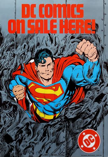 Dc Comics Promotional Poster On Sale Here Superman 1 Flickr