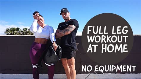 Home Workout Full Legday No Equipment Training Series 3 Youtube