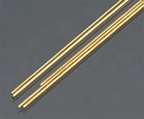 General Kands Round Brass Rod 1mm Diameter 5 Rorys Hobby House