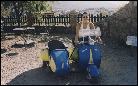 Vespa Lambretta Desde Culleredo A Coruña Galicia España Museo De La