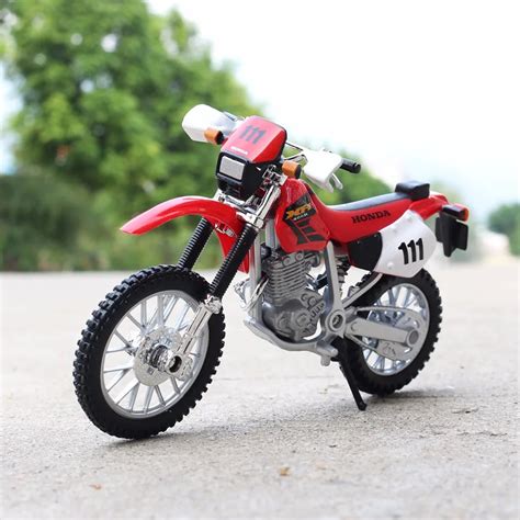 118 Scale Maisto Honda Xr400r Motorbike Race Cars Mini Motorcycle Vehicle Models Office Toys