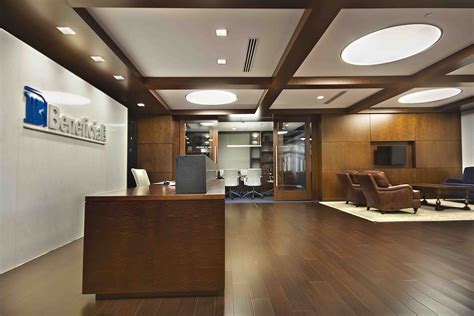 Modern Take On A Traditional Reception Area Commercial Interior