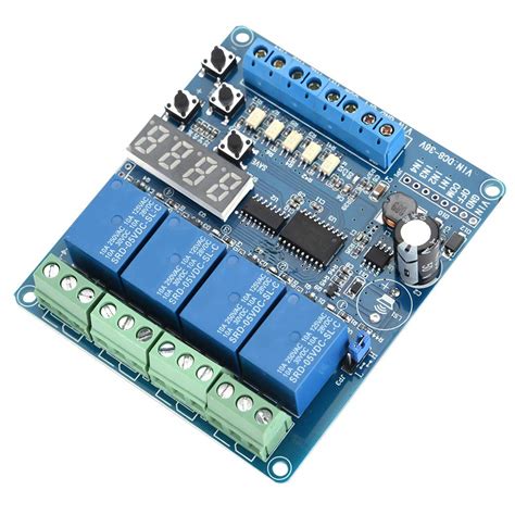 8 36v Relay Module 4 Channel Multifunction Time Delay Relay Interface