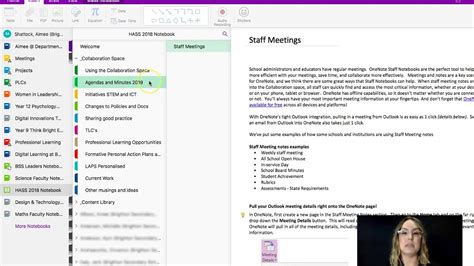 Onenote Staff Notebook Introduction And Overview Youtube